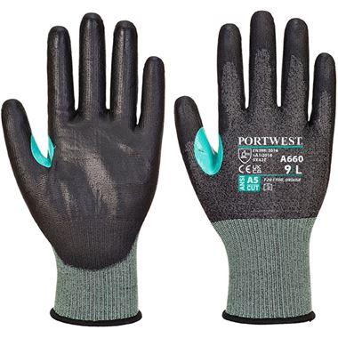 Portwest A660 CS Cut E Glove with PU Coating - 18g