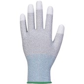 Portwest A698 MR13 ESD Antistatic Cut C PU Fingertip Gloves - 13 gauge (Pack of 12)
