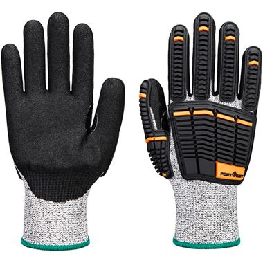 Portwest A718 Cut C Impact Glove with Nitrile Foam Coating - 13g