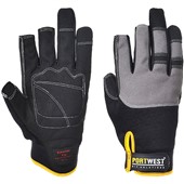 Portwest A740 Mechanics Style Fingerless Synthetic Glove