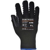Portwest A790 Anti Vibration Gloves with Rubber Chloroprene Palm - 10 gauge