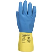 Portwest A801 Double Dipped Latex Chemical Resistant Gauntlet Gloves 30cm