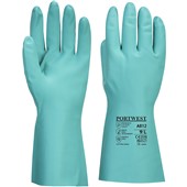 Portwest A812 Nitrosafe Plus Nitrile Chemical Resistant Gauntlet Gloves 33cm