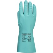 Portwest A812 Nitrosafe Plus Nitrile Chemical Resistant Gauntlet Gloves 33cm