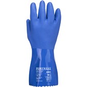 Portwest A881 Marine Ultra PVC Chemical Resistant Gauntlet Gloves 30cm with Sandy Palm Finish