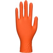 Portwest A930 Orange HD Powder Free Nitrile Disposable Gloves AQL1.5 (Box 100)