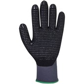 Portwest AB351 Dermiflex Plus Glove with Dotted Nitrile Coating 15g MultiSave (Pack 12)