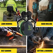 JSP Sonis 1 Helmet Mounted Ear Defenders AEB012-1CY-800 - SNR 27dB
