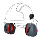 JSP Sonis 3 Helmet Mounted Ear Defenders AEB040-0C1-A00 - SNR 36dB