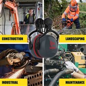 JSP Sonis 3 Helmet Mounted Ear Defenders AEB042-1C1-A00 - SNR 36dB