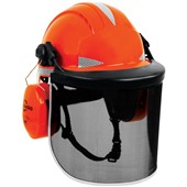 JSP Evolite Deluxe Forestry Helmet - Non Vented Wheel Ratchet Mid Peak