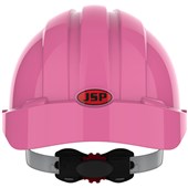 JSP EVO3 Pink Safety Helmet - Non Vented Wheel Ratchet Mid Peak - AJE170-003-900