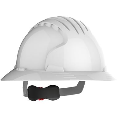 JSP EVO 6100 Full Brim Hard Hat - Non Vented Wheel Ratchet Full Brim