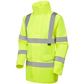 Leo Workwear Cheristow Yellow EcoViz 4K Superior Baffle Lined Womens Waterproof Hi Vis Jacket