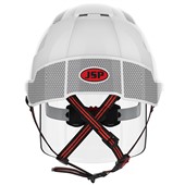 JSP EVO VISTAshield Dualswitch Safety Helmet with Integrated Faceshield & CR2 Reflective - Vented - Wheel Ratchet