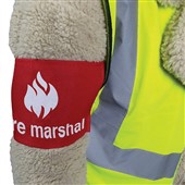 Fire Marshal Velcro Armband