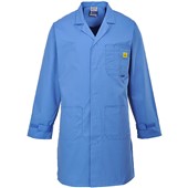 Portwest AS10 Protective Anti-Static ESD Coat 210g
