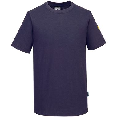 Portwest AS20 Protective Anti-Static ESD Short Sleeve T-Shirt 195g