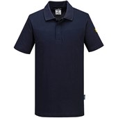 Portwest AS21 Protective Anti-Static ESD Short Sleeve Polo Shirt 195g