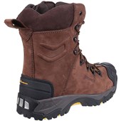 Amblers AS995 Brown Metal Free Composite Thinsulate High Leg Side Zip Waterproof Safety Boot S3 WR CI HRO SRC