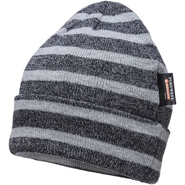 Portwest B024 Insulatex Lined Striped Insulated Knit Cap