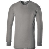 Portwest B123 Thermal Long Sleeve Baselayer T-Shirt Grey