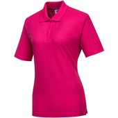 Portwest B209 Naples Women's Polo Shirt 210g Pink