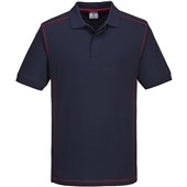 Portwest B218 Essential Two Tone Polo Shirt 210g  Navy Red