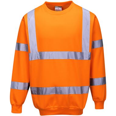 Portwest B303 Orange Hi Vis Sweatshirt 