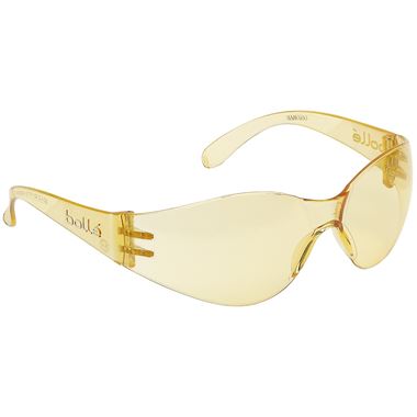 Bolle Bandido BANPSJ Yellow Safety Glasses with Adjustable Cord - Anti Scratch & Anti Fog Lens