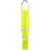 Leo Workwear Northam Yellow EcoViz 15K Waterproof Breathable Hi Vis Bib & Brace