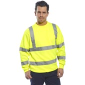 Portwest B303 Yellow Hi Vis Sweatshirt