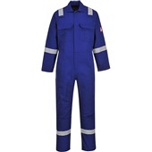 Portwest BIZ5 Bizweld Iona Reflective Flame Resistant Coverall 330g Royal