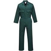 Portwest S999 Stud Polycotton Euro Work Overall 210g Bottle Green