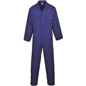 Portwest S999 Stud Polycotton Euro Work Overall 210g Royal