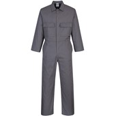 Portwest S999 Stud Polycotton Euro Work Overall 210g Grey