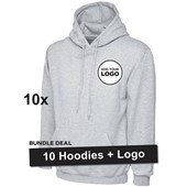 10 x Popular UX4 Hoodies including Logo | Bundle Deal