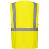 Portwest C357 Yellow Tablet Pocket Executive Hi Vis Vest