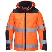 Portwest C469 Orange Pro Fur Lined Waterproof 3-in-1 Hi Vis Jacket