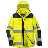 Portwest C469 Yellow Pro Fur Lined Waterproof 3-in-1 Hi Vis Jacket