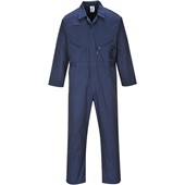 Portwest C813 Liverpool Zip Polycotton Work Overall 245g Navy