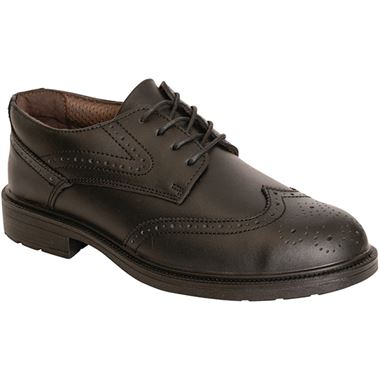 PSF CB504 Radon Contractor Black Leather Brogue Safety Shoe S1PS FO SRC