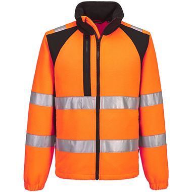 Portwest CD807 WX2 Orange Eco Friendly Hi Vis Fleece Jacket