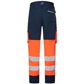 Leo Workwear Winswell EcoViz Women's Orange Stretch Hi Vis Cargo Trouser
