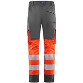 Leo Workwear Winswell EcoViz Women's Orange Stretch Hi Vis Cargo Trouser