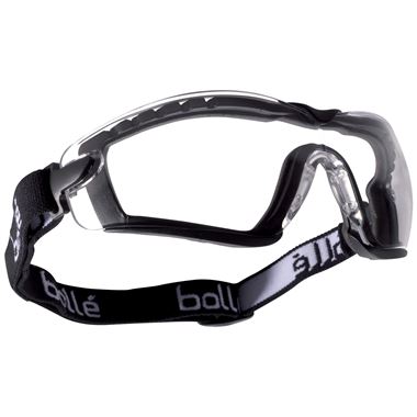 Bolle Cobra COBFSPSI Safety Goggles - Anti Scratch & Anti Fog Platinum Lens