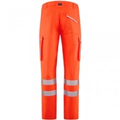 Leo Workwear Winsford EcoViz Women's Orange Stretch Hi Vis Cargo Trouser
