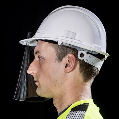 Portwest CV19 500 Micron Helmet Screen Portwest CV19 500 Micron Helmet Screen