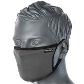 Reusable 3 Ply Fabric Face Mask Graphite Grey (Single Mask)