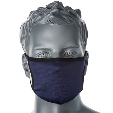 Reusable 3 Ply Fabric Face Mask Navy (Single Mask) Reusable 3 Ply Fabric Face Mask Navy (Single Mask)